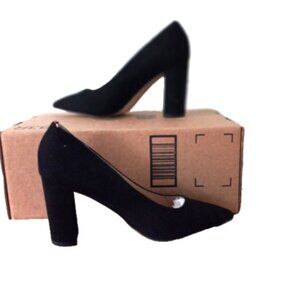 Tommy Hilfiger Abilene Pumps Black Faux Suede Size 7.5 NEW